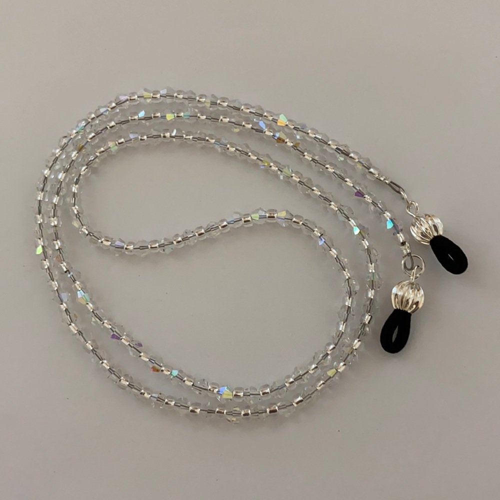 Sparkly Crystal AB Eyeglass/Sunglass Chain Holder
